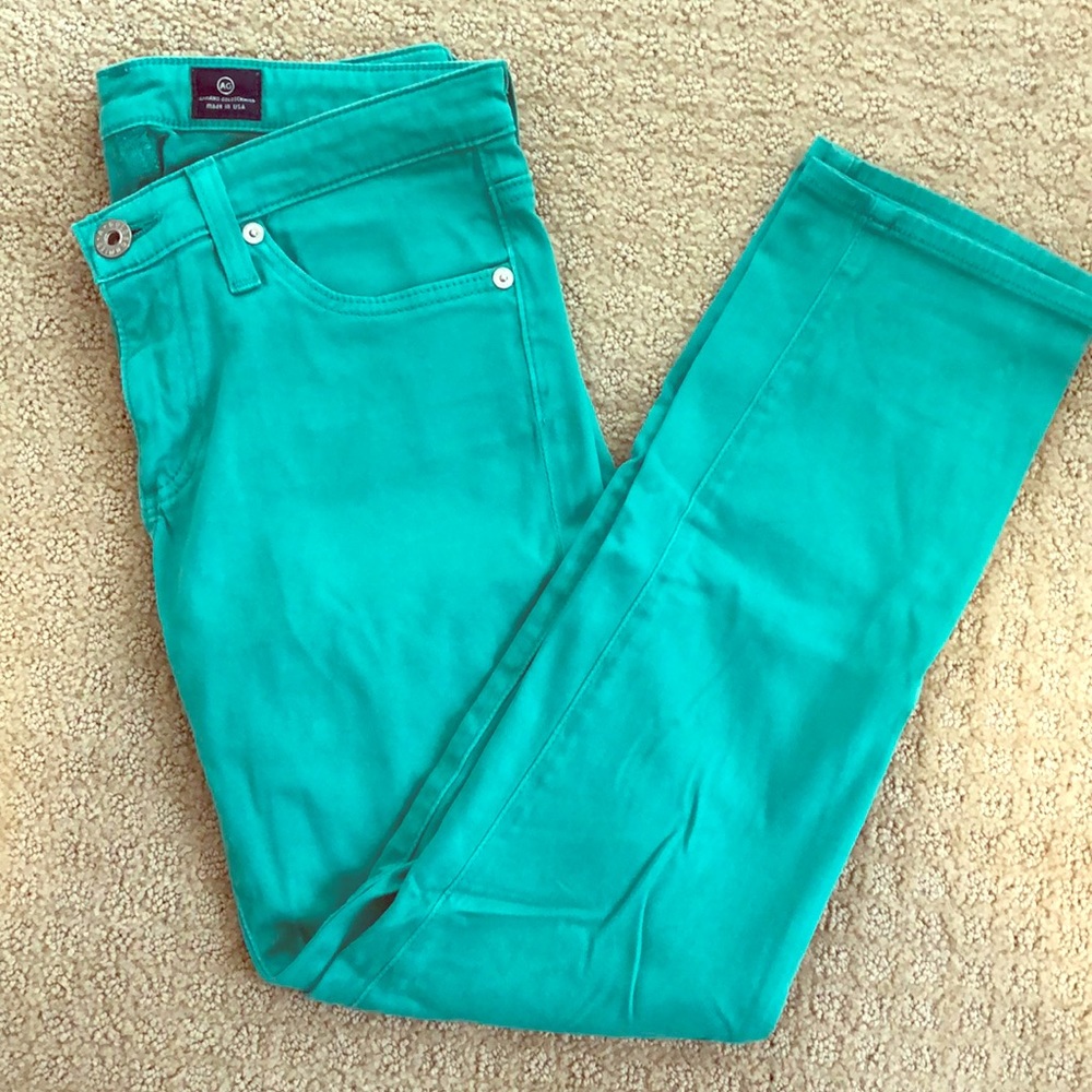 AG Adriano Goldschmied Green jeans